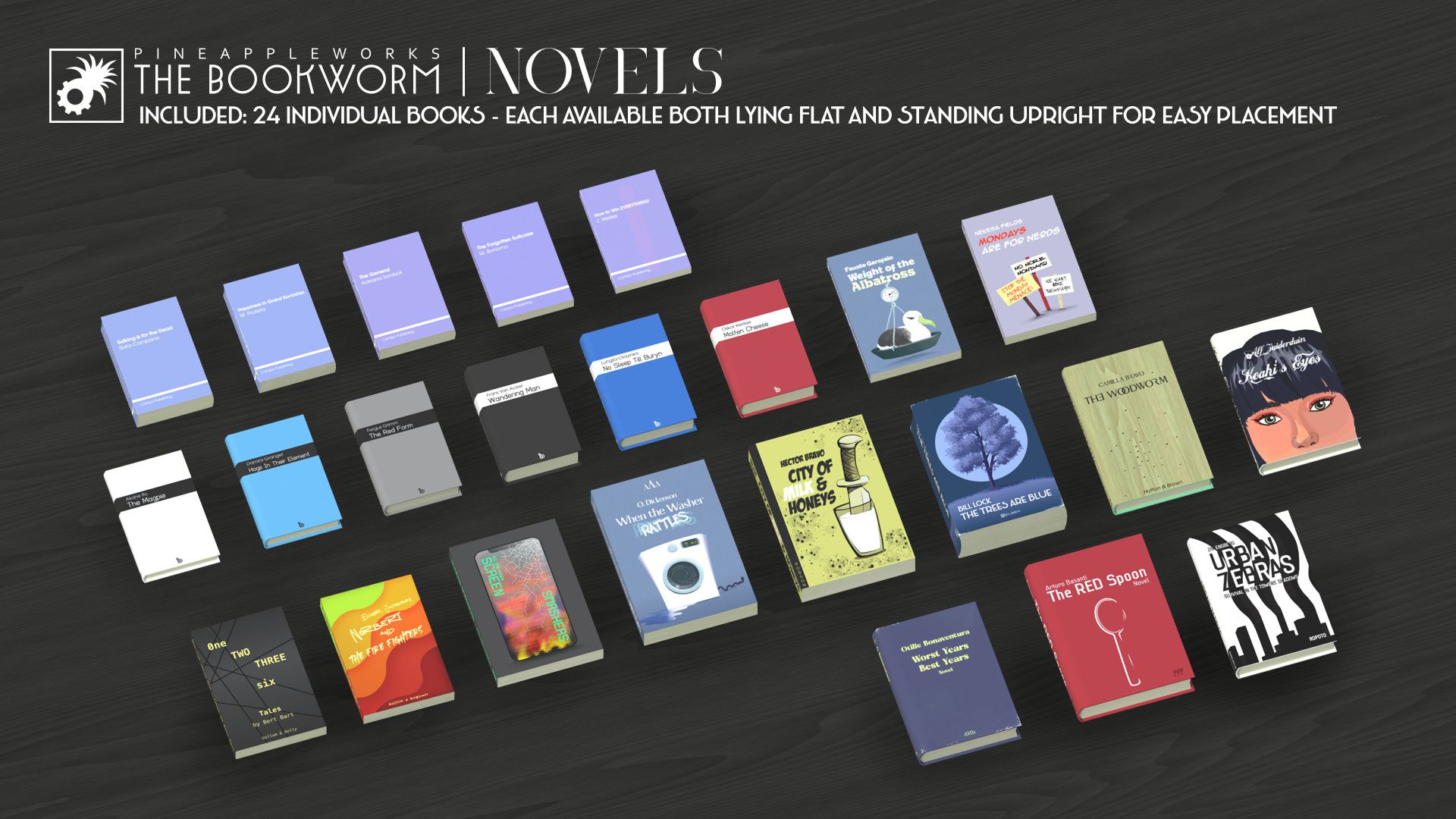 | PaW | The Bookworm | Novels - New Books for Decoration image 2