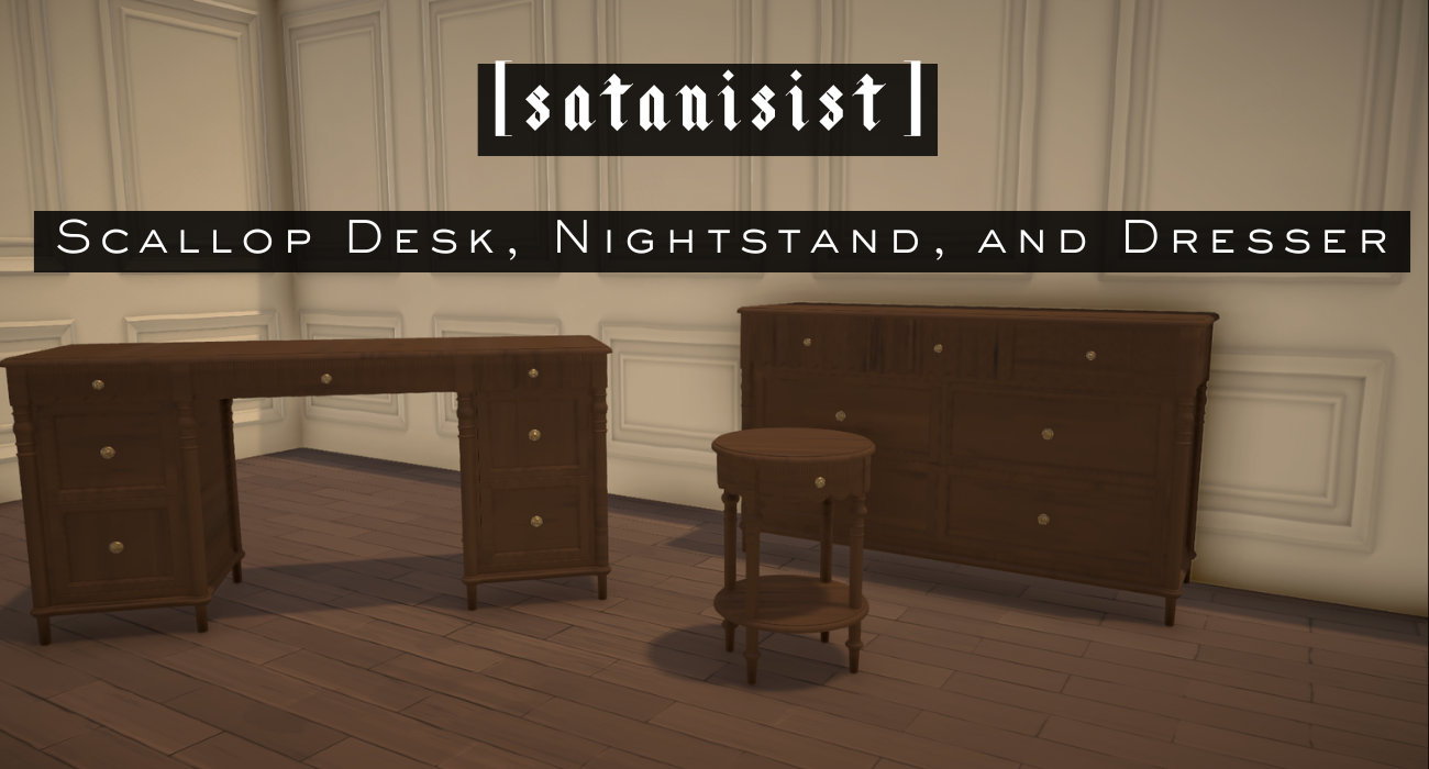 [satanisist] Scallop Furniture Set image 1