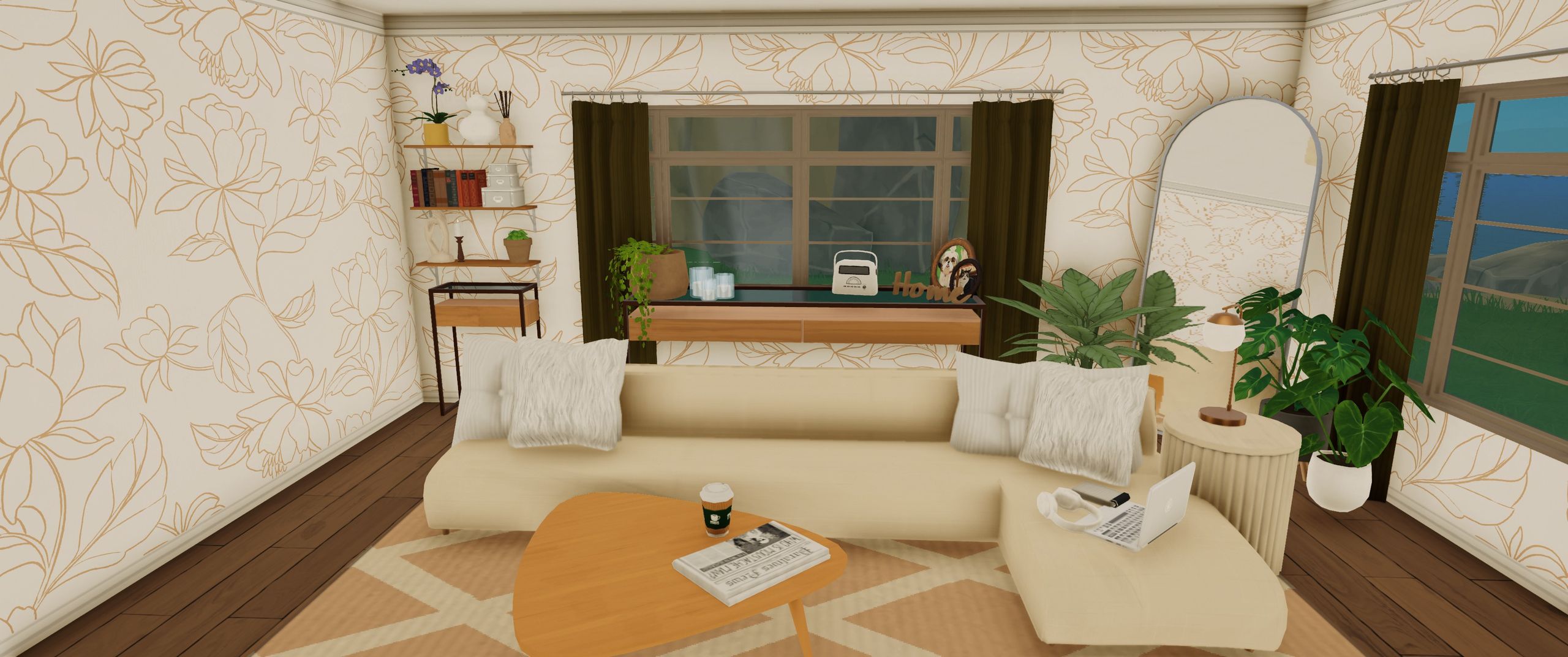 Furnished Living Room image 3
