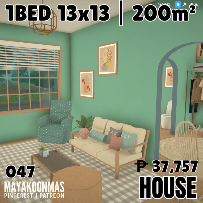 047 HOUSE 1BED 13X13 image 1