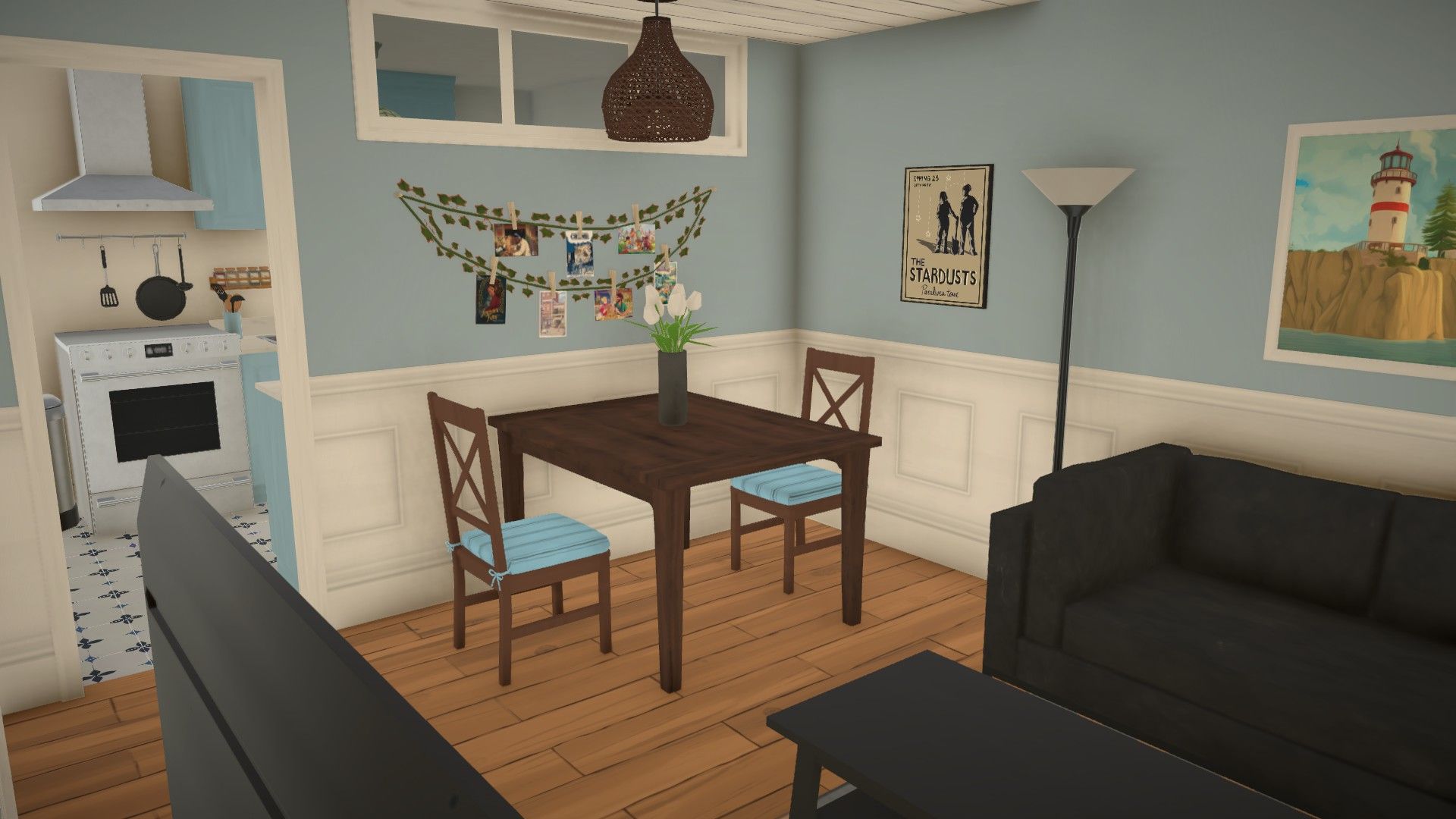 Cozy blue town house image 7