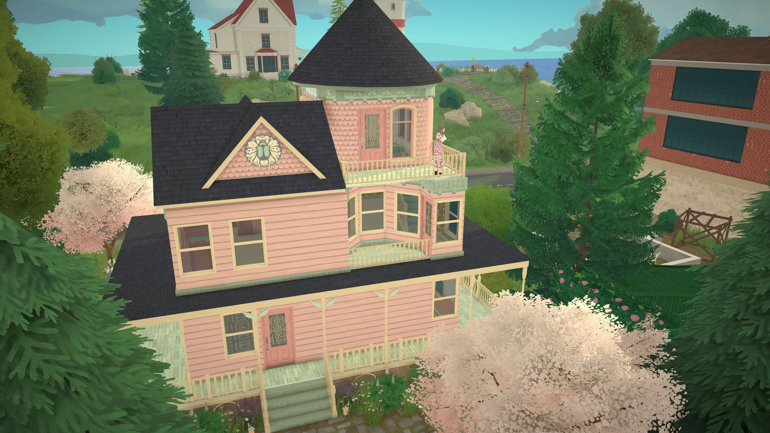 Pink Victorian with Wraparound Porch - Unfurnished image 1