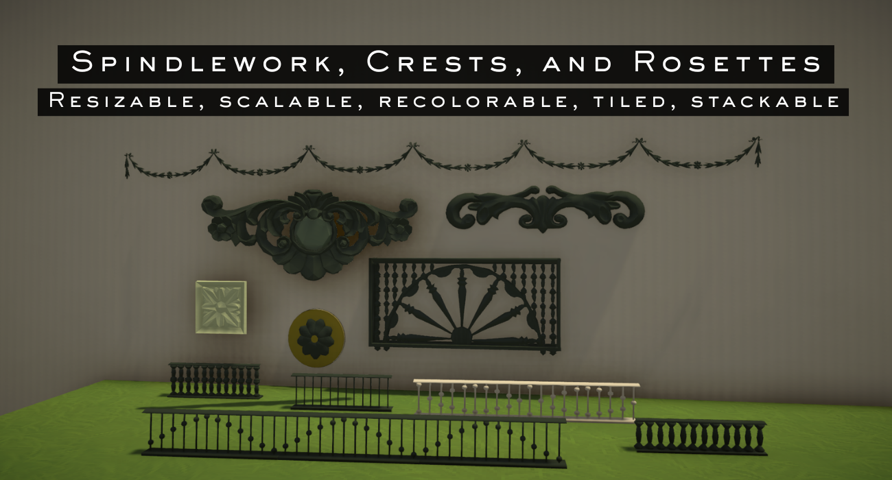 [satanisist] Architectural Elements: Carson Mansion Pack 2 of 2 image 2