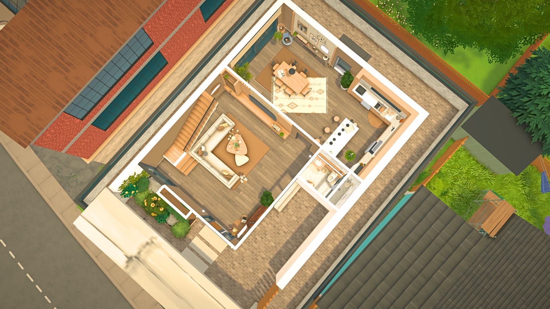 Modern Home with Loft image 19