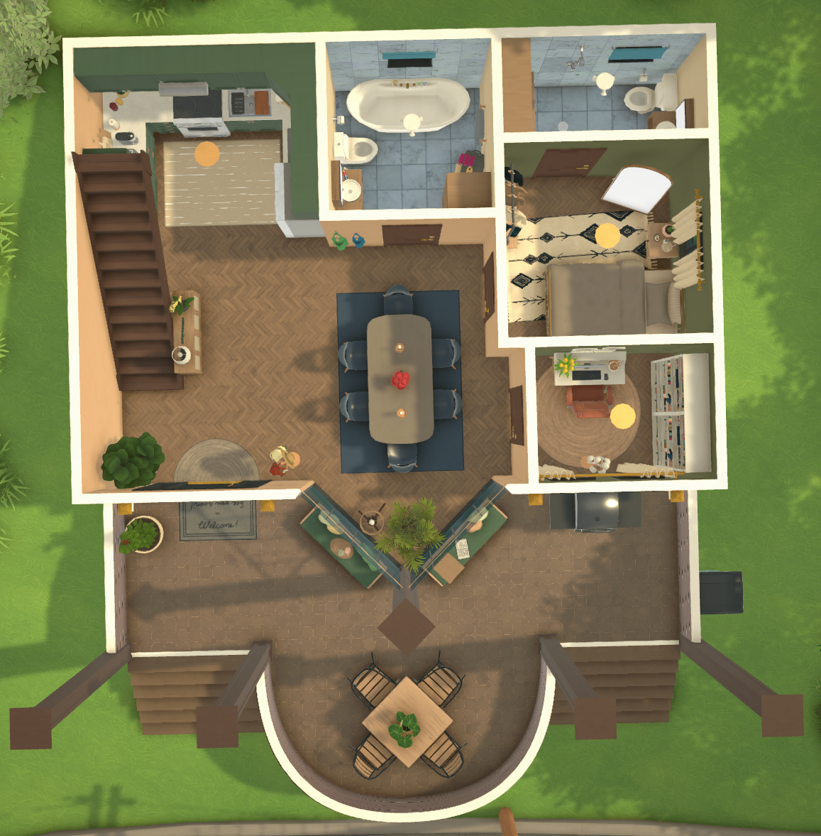 Modern nature inspired house image 3