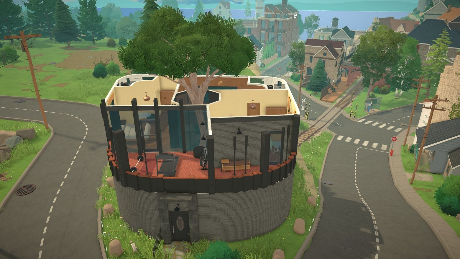 A house built around a tree image 6