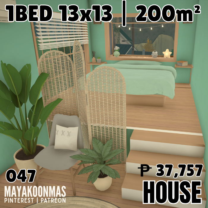 047 HOUSE 1BED 13X13 image 2