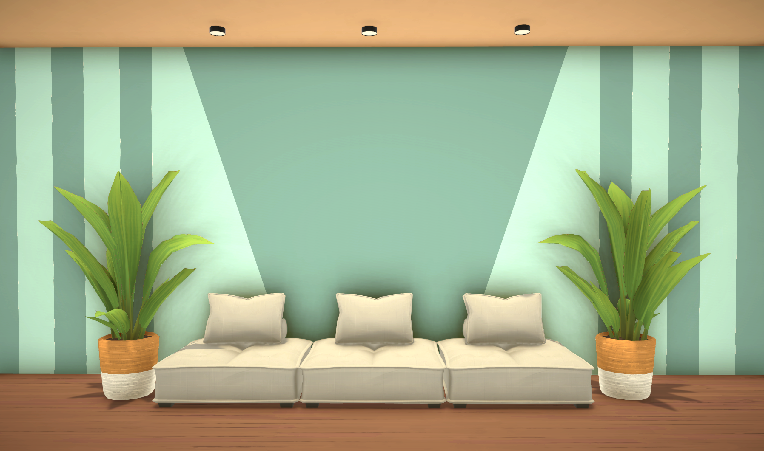 [TEA] Diagonal Transition Wall Paint B image 6
