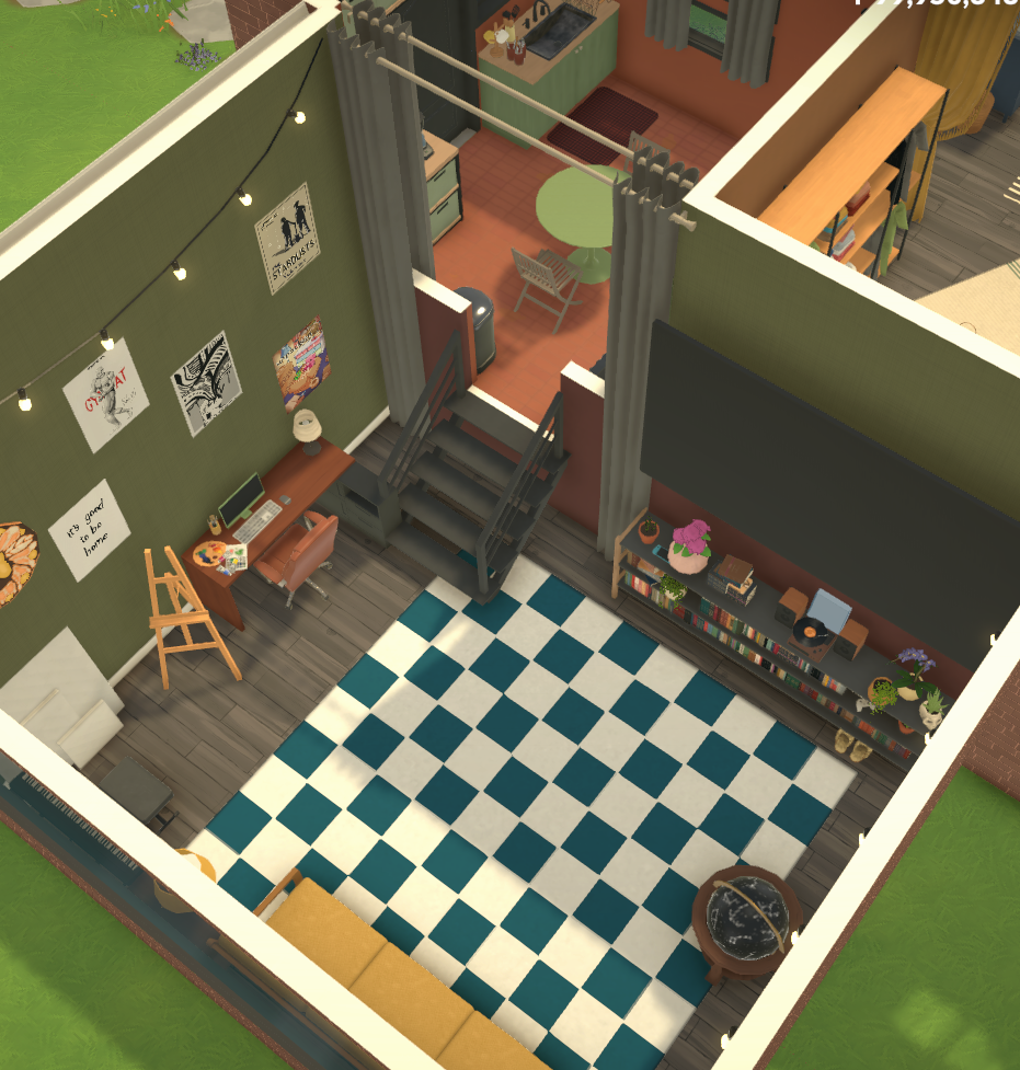 mini split level  w/pond + outdoor theatre image 2