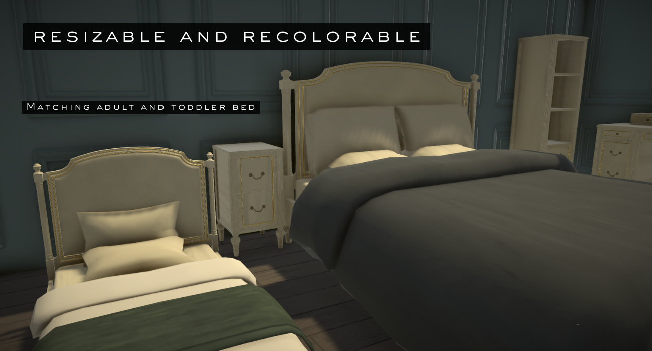 [satanisist] Parisian Bedroom Collection image 2