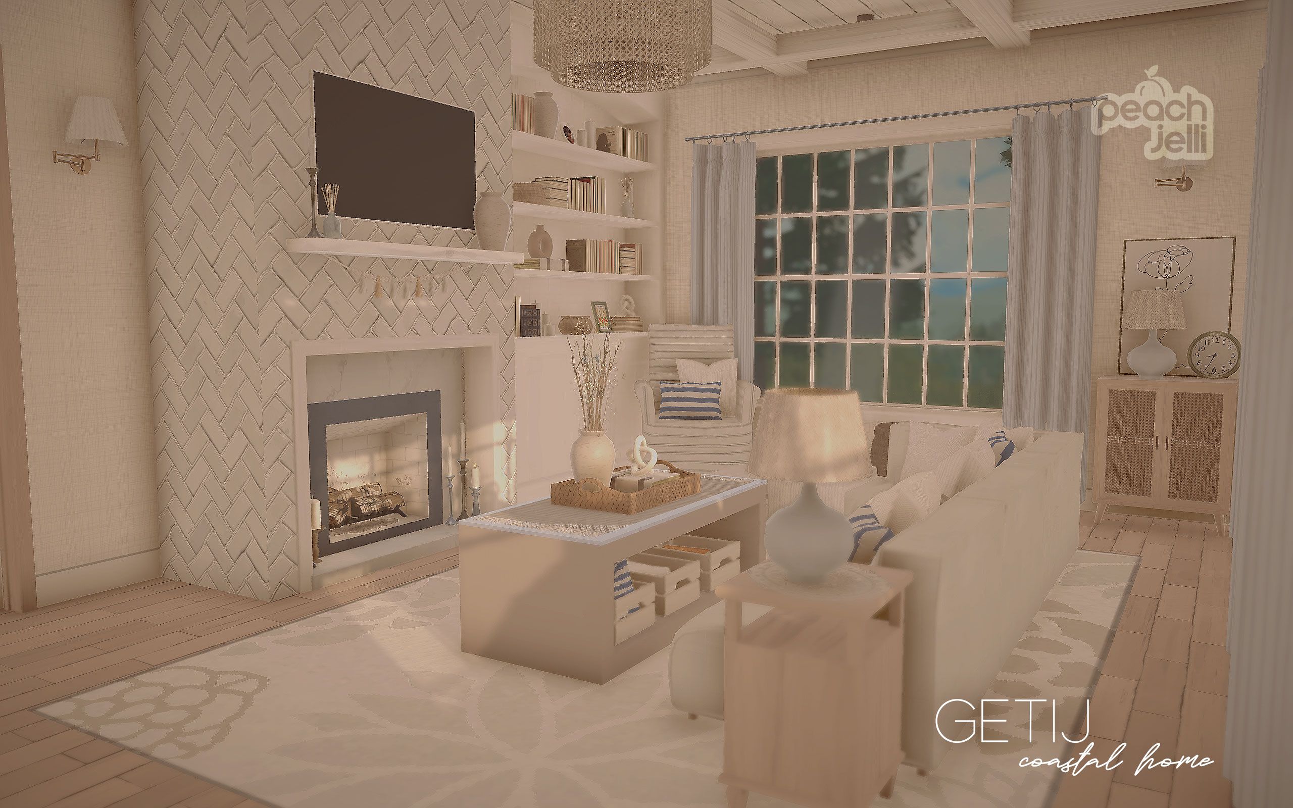 GETIJ | 3BR Dutch Colonial (No Mods/CC/Textures) image 5