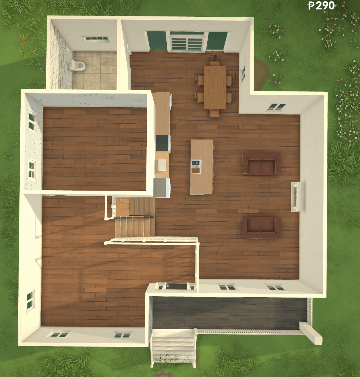Split level 3 bed house image 1
