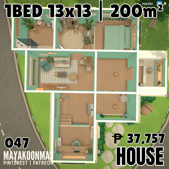 047 HOUSE 1BED 13X13 image 7