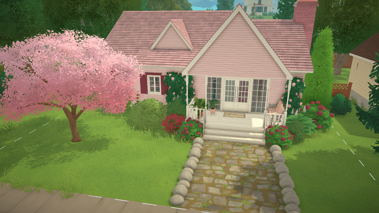 Spacious 1 bedroom 1.5 bathroom cute pink house image 1
