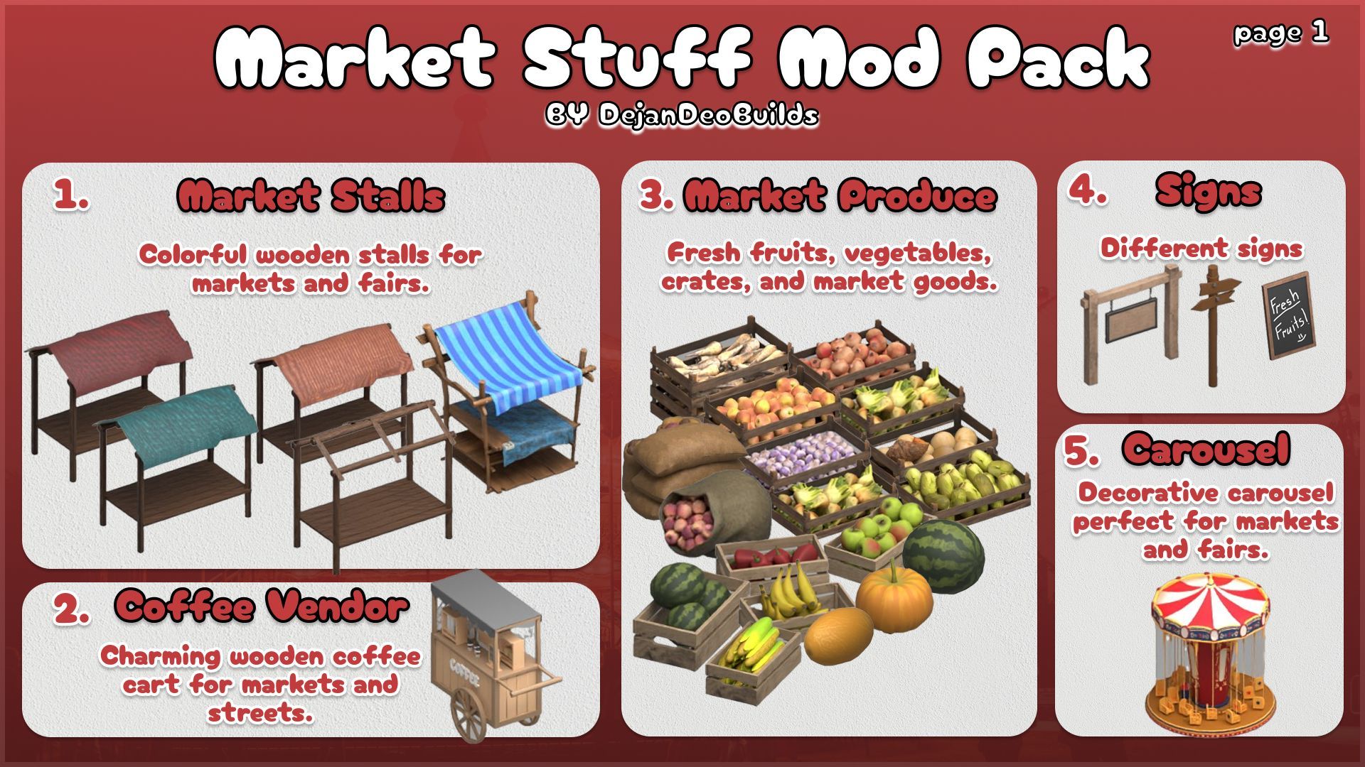 Market Stuff Mod Pack image 2