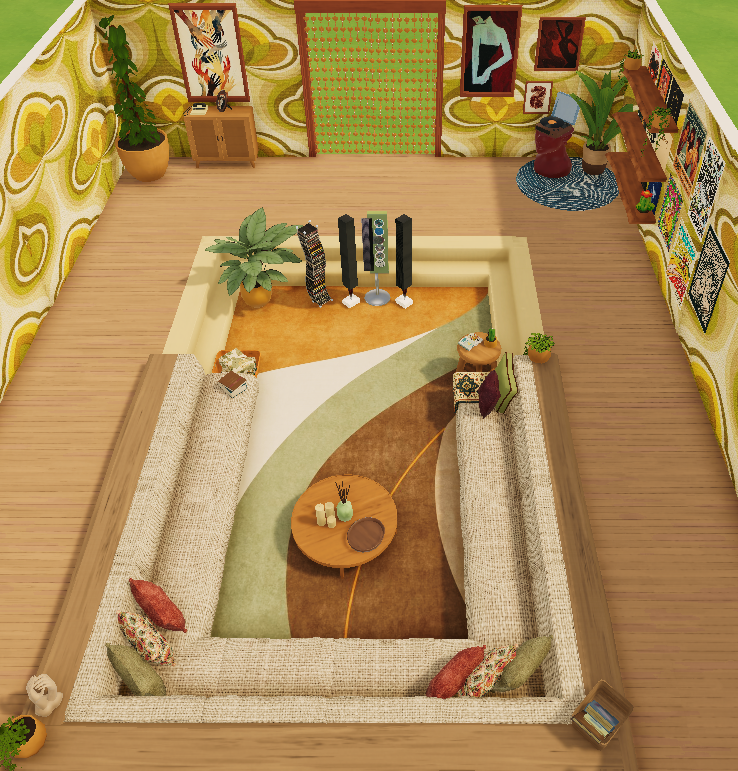 bea's 70s sunken living room image 3