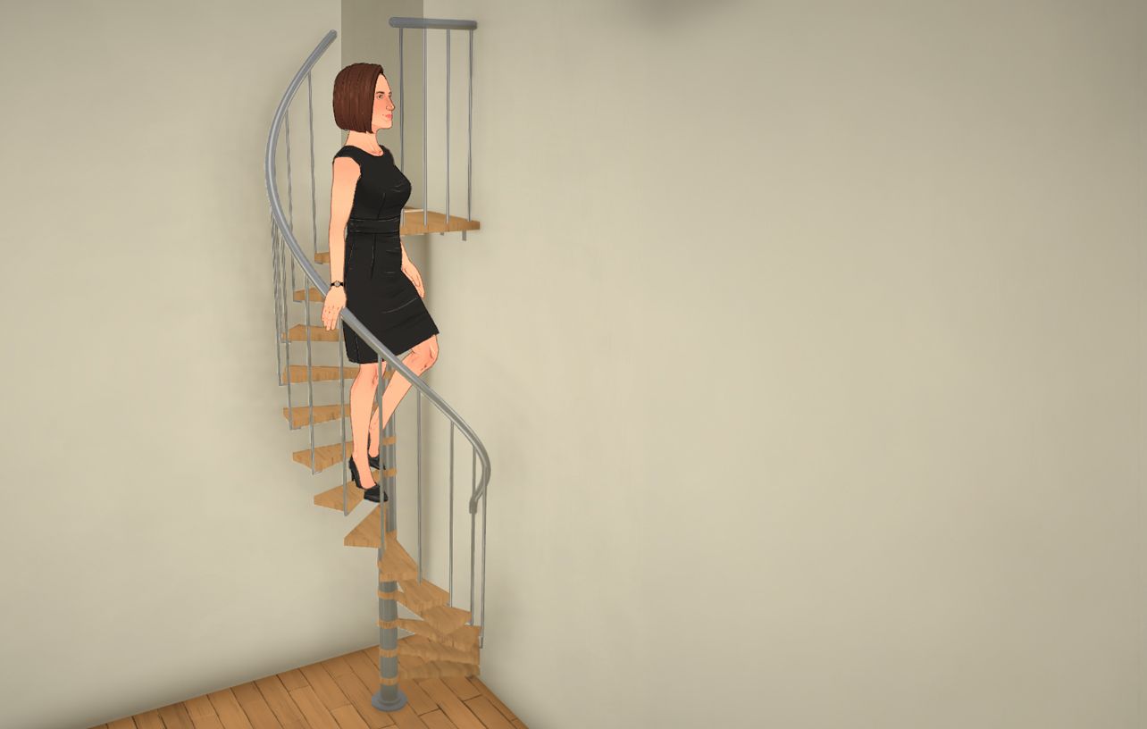 Compact Spiral Staircase image 2