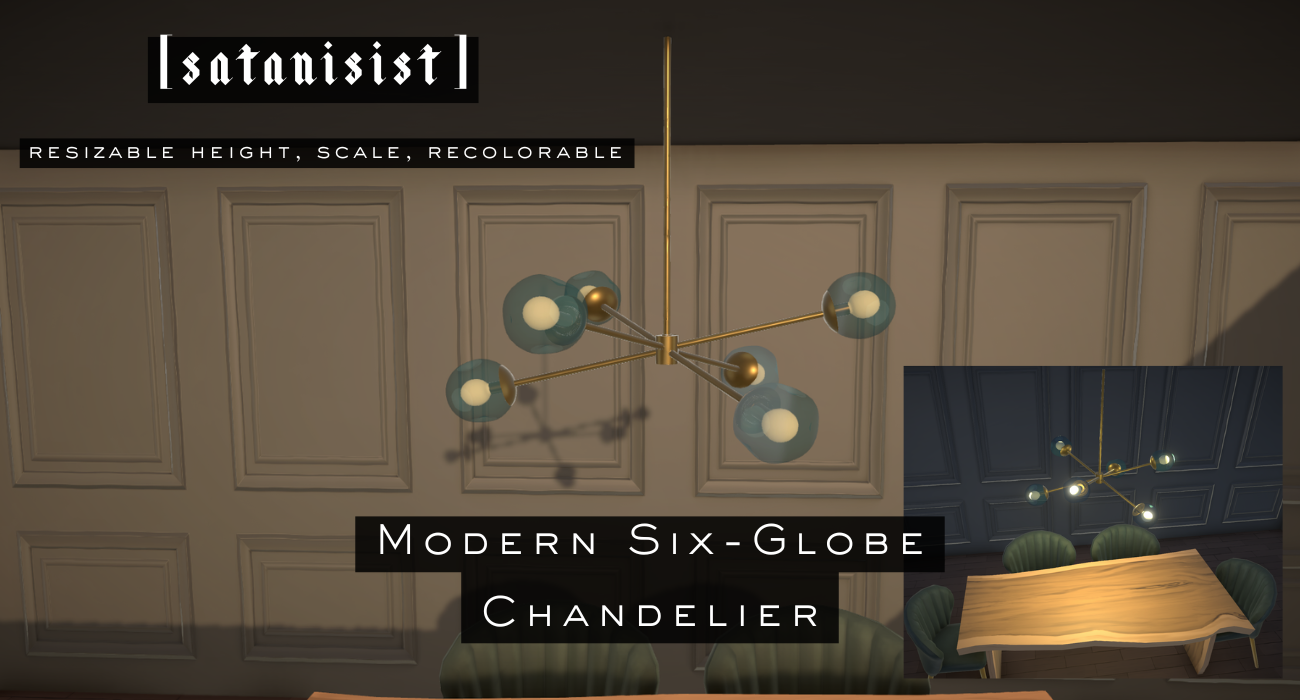 [satanisist] Modern Six Globe Pendant Light image 1