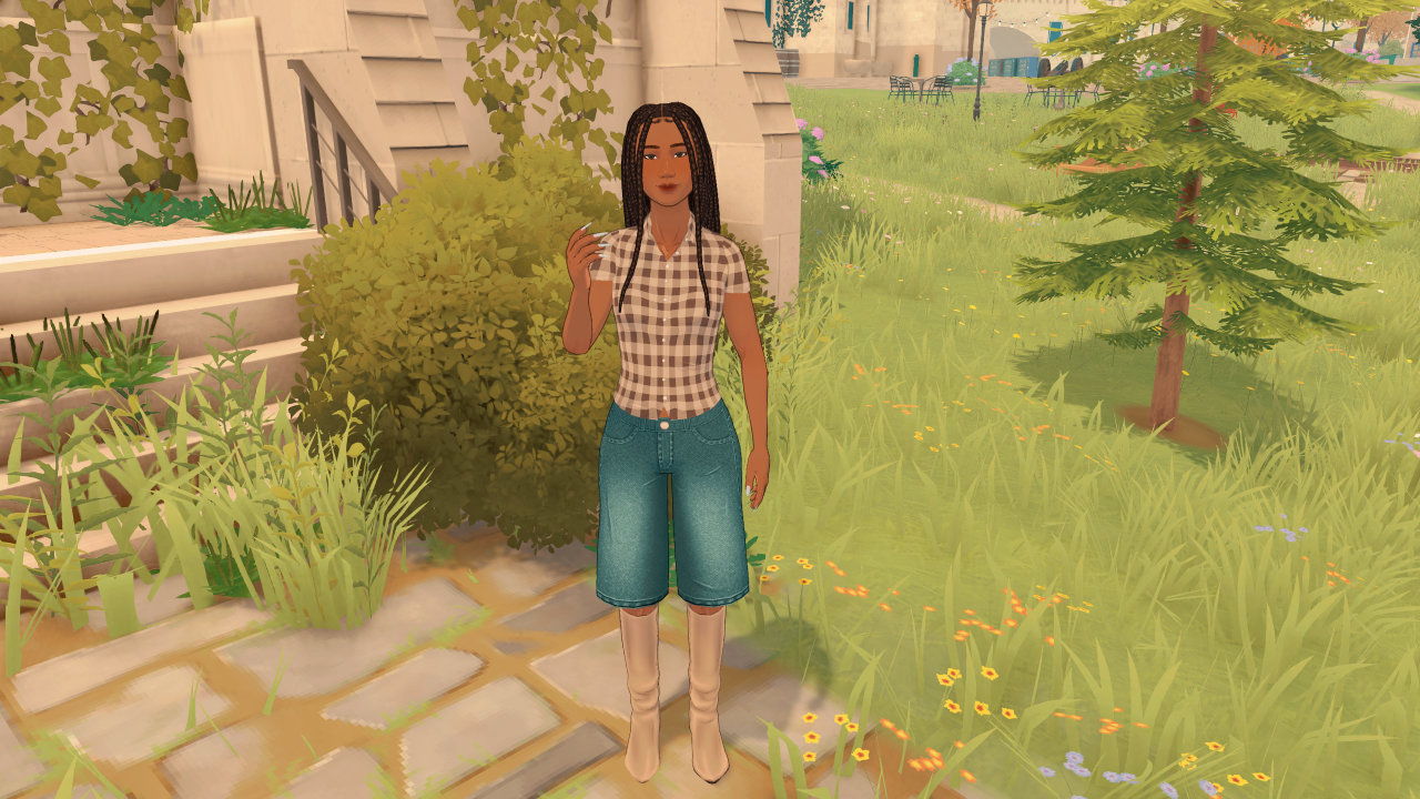 Button Up + Cropped Vest by Cosmolojay image 2