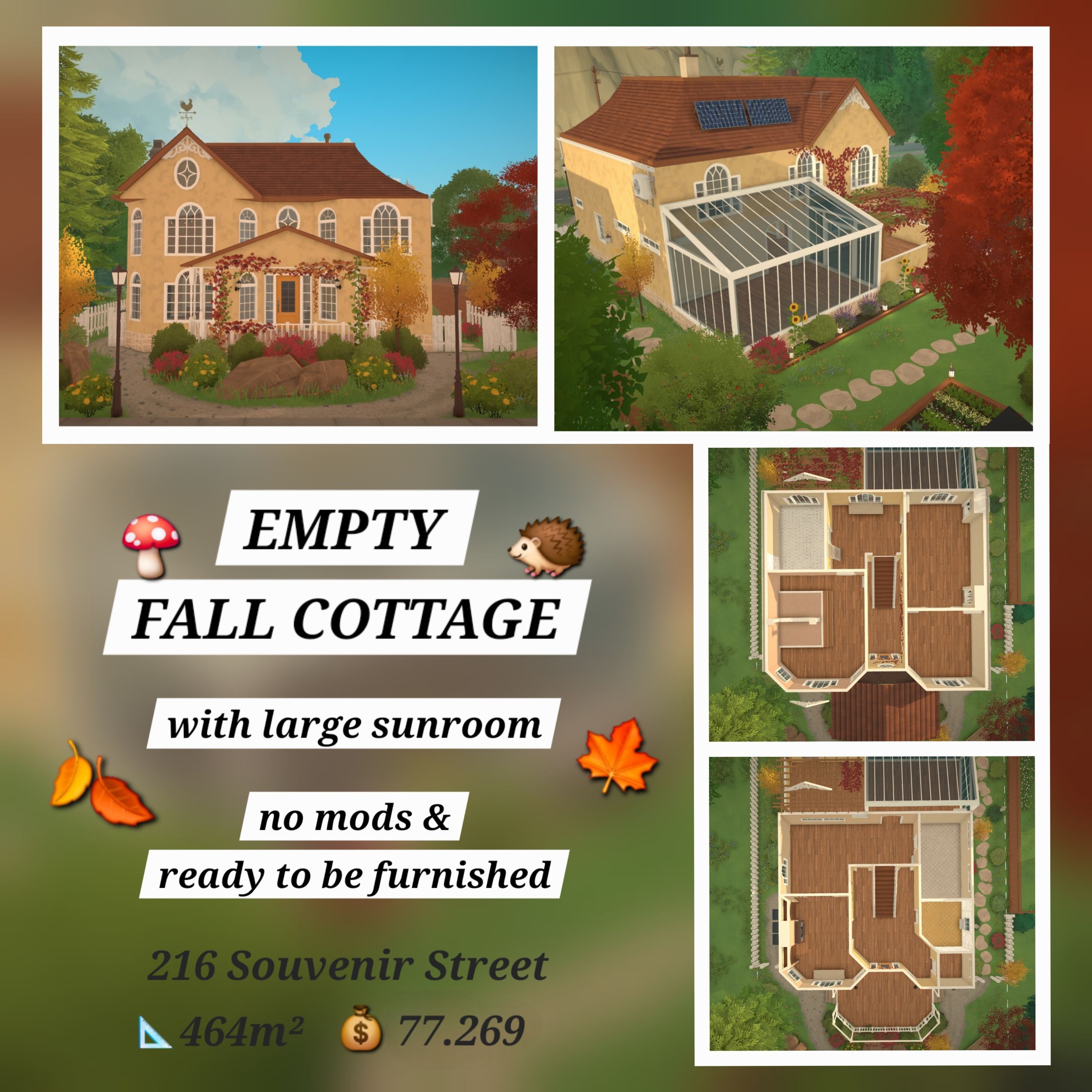 [FlaviaForesta] Empty Fall Cottage image 1