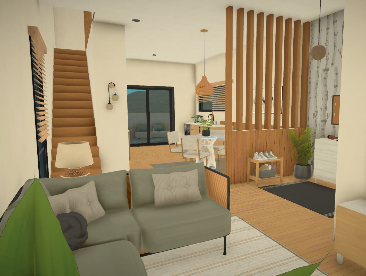 One bedroom Japandi home image 1