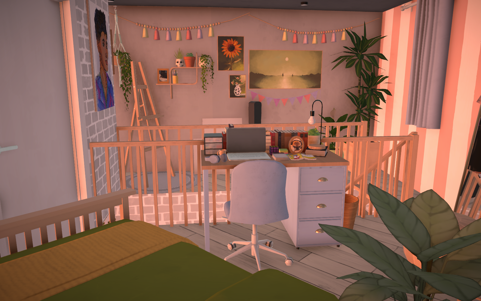 Cozy pinkish apartment image 2
