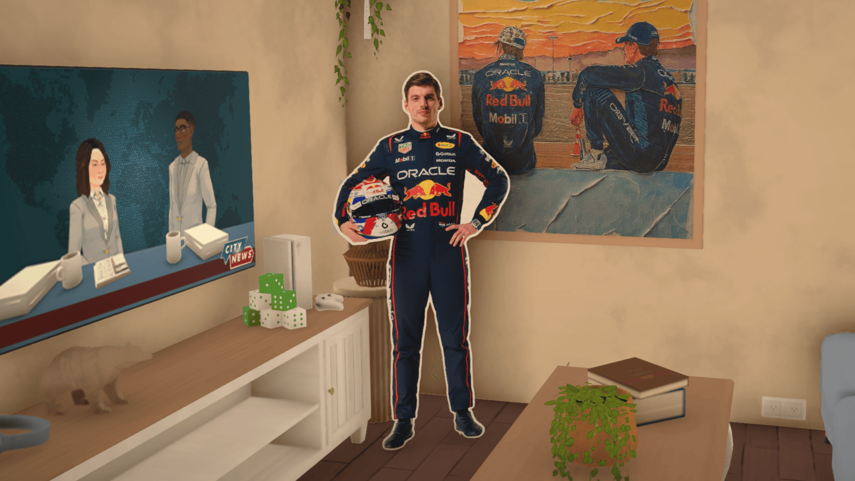Max Verstappen Cardboard Cutout (F1) image 1