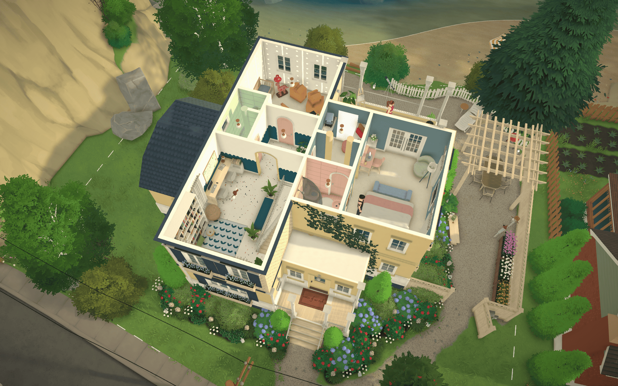 Yellow Seaside Family House image 5