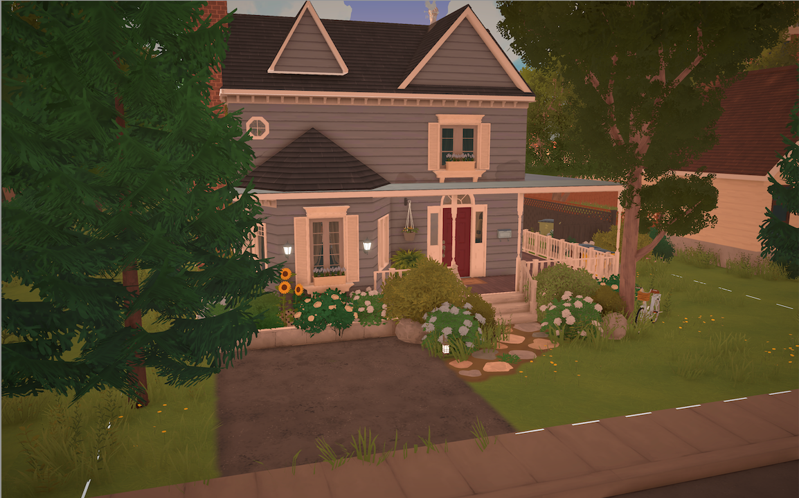 Blue Suburban House image 2
