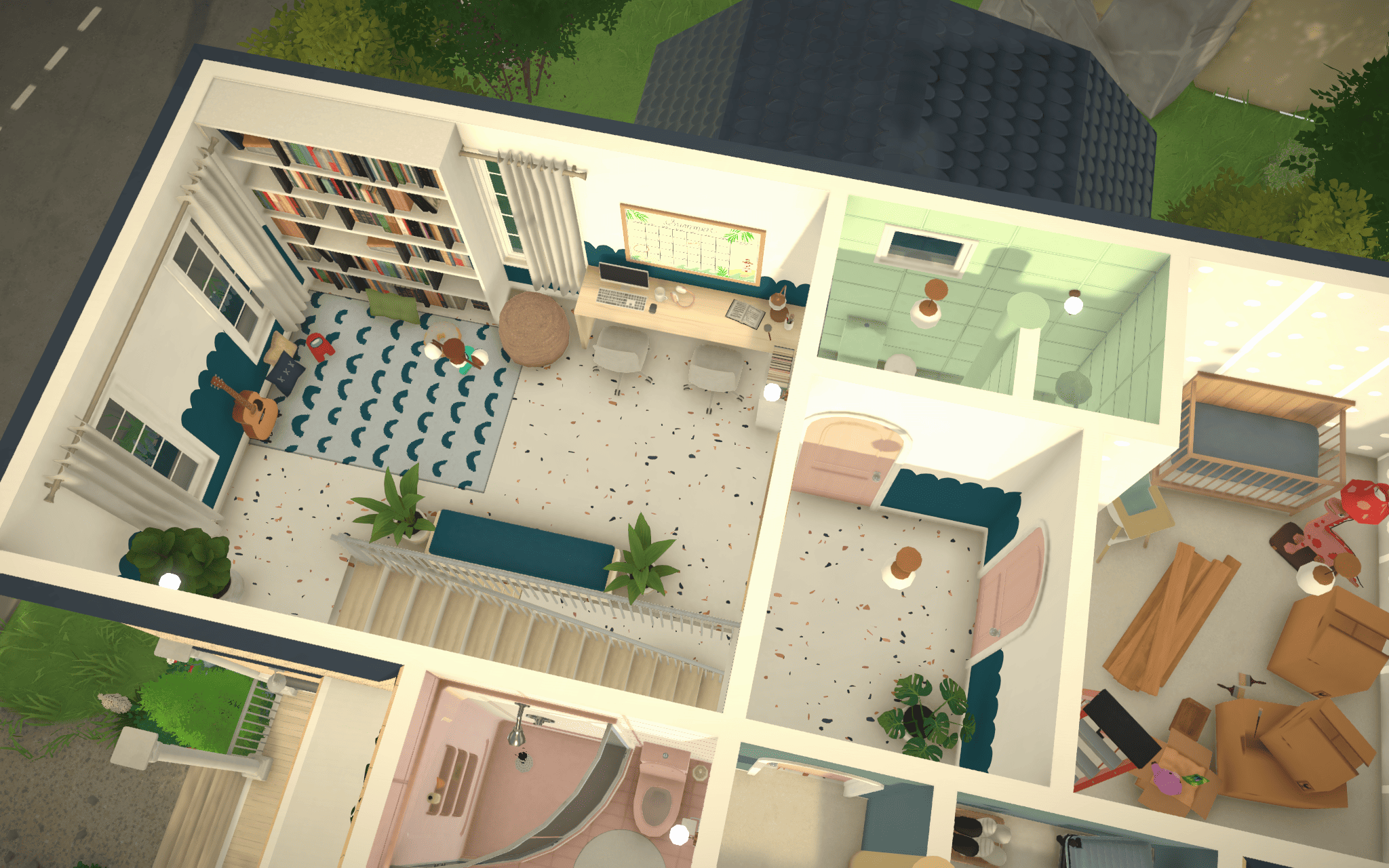 Yellow Seaside Family House image 3