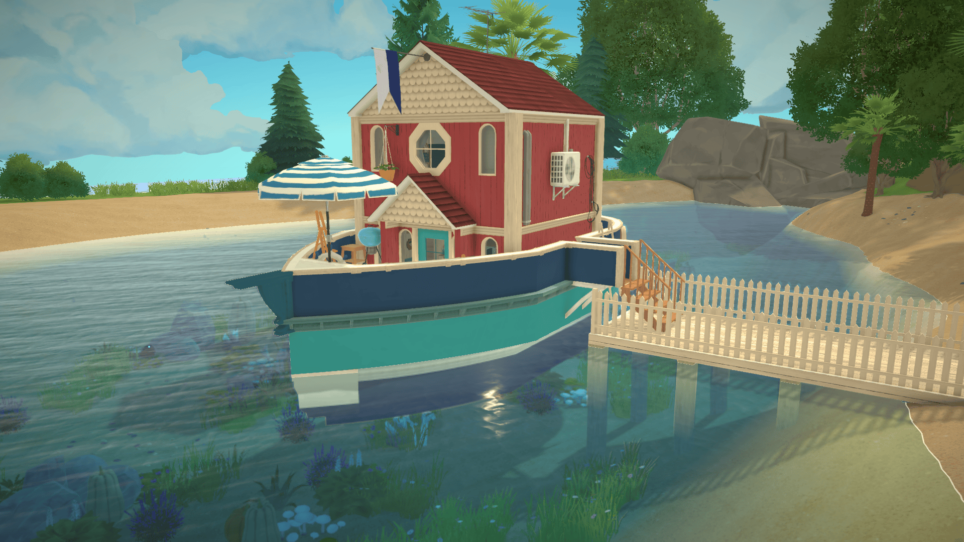[NO MODS] Quaint Houseboat on Empty Terrain image 4