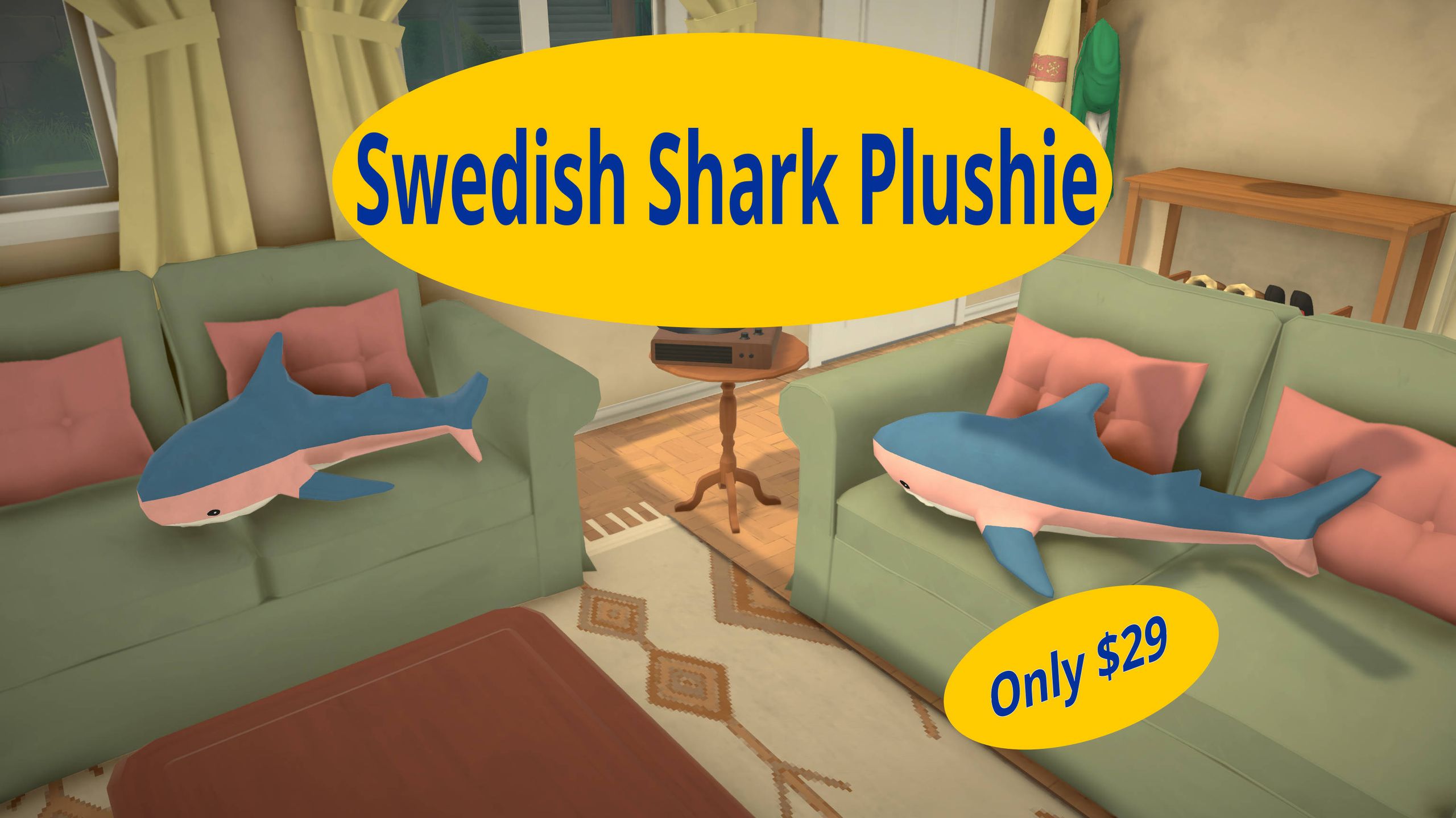 Swedish Shark Plushie image 1