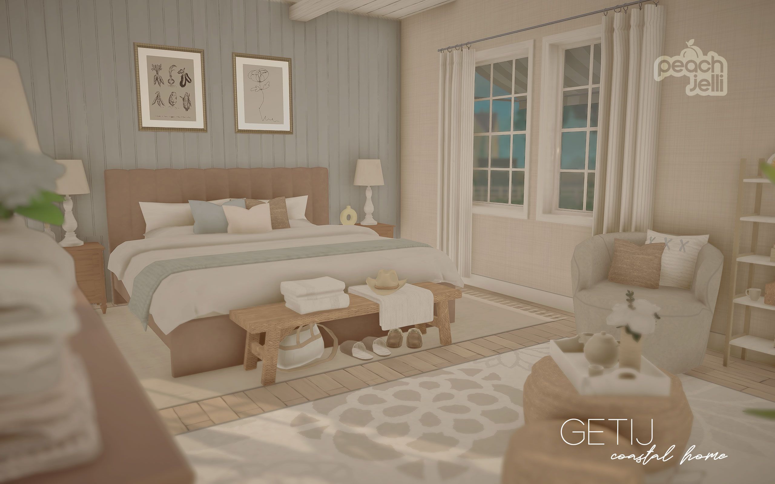 GETIJ | 3BR Dutch Colonial (No Mods/CC/Textures) image 7