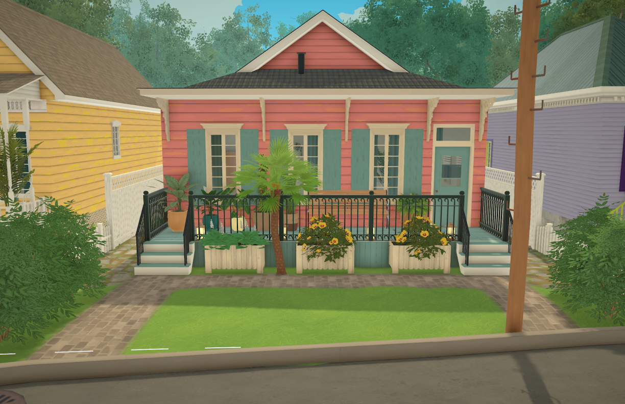 Shotgun house 3 double red image 1