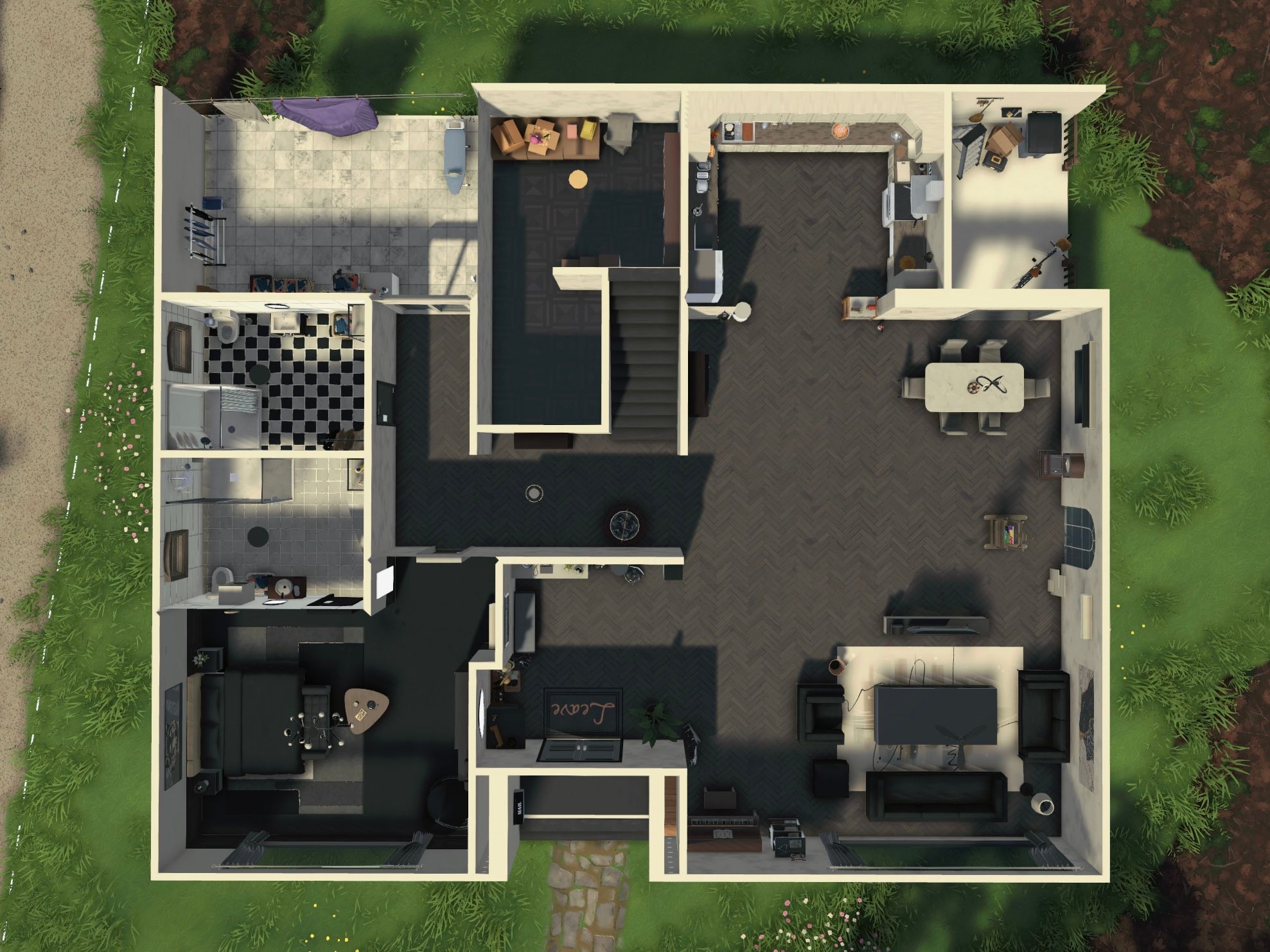 Black and White Modern Apartment 788m² image 1