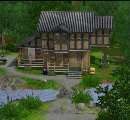 mosquito cove sims 3 throwback (first build) image 2