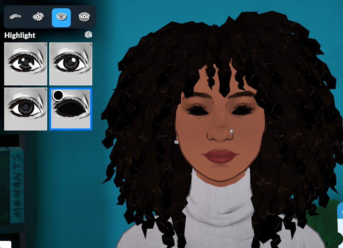 Solid color eye image 2