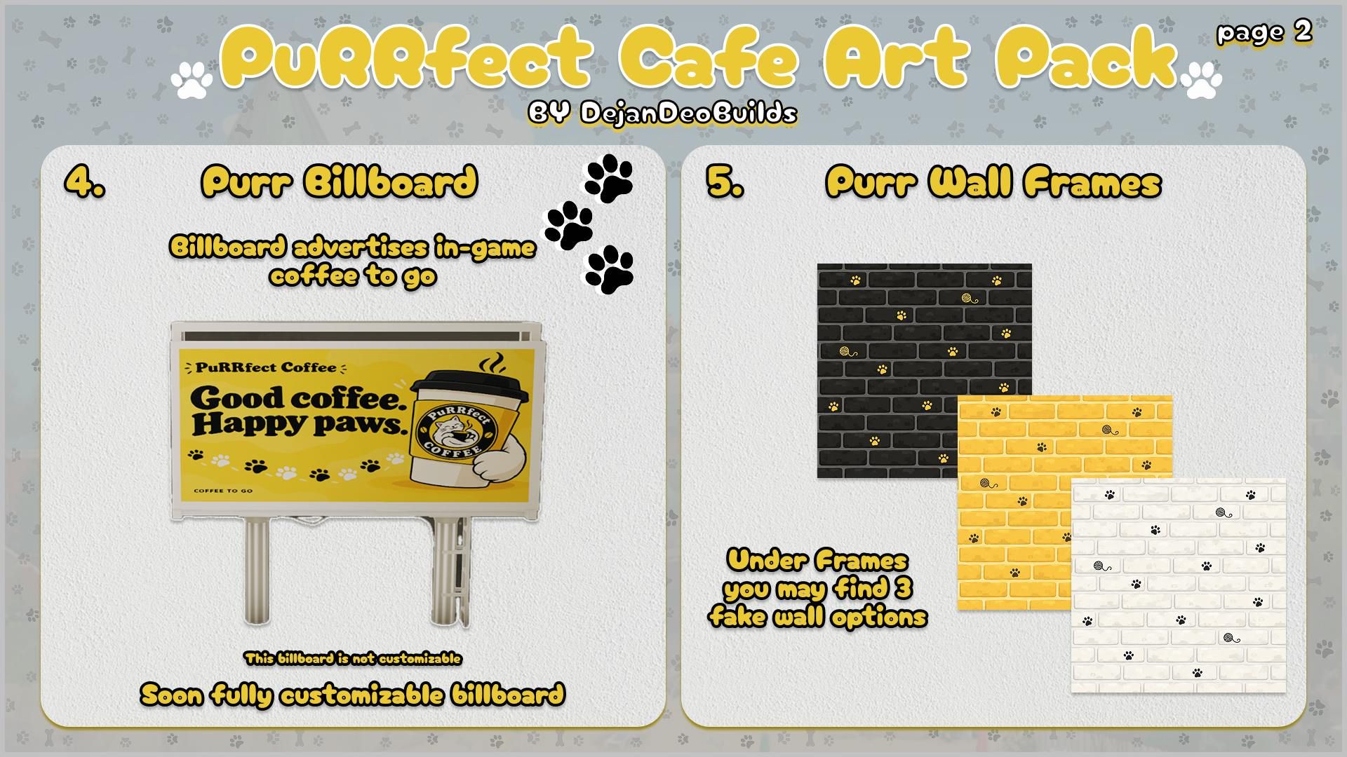 Purrfect Cafe Art Pack image 2