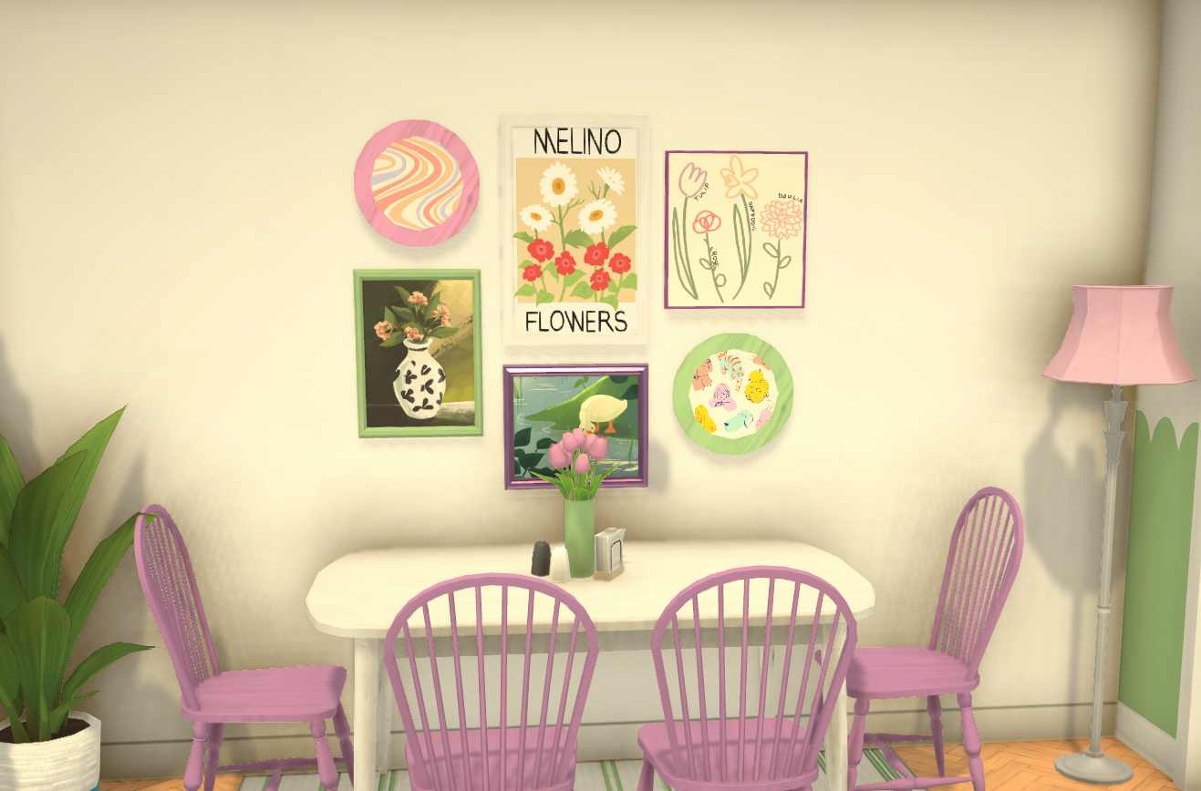 Purple and Green Small Family Home image 7