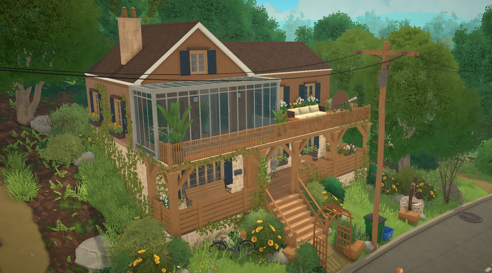 Mountain Cabin with Greenhouse image 12