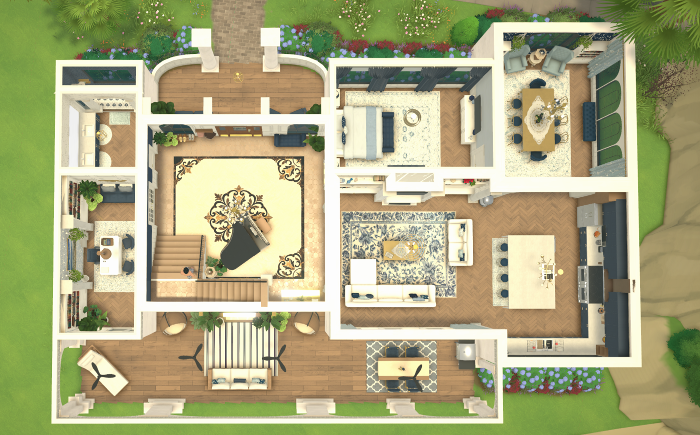 Mediterranean Beach Home image 2