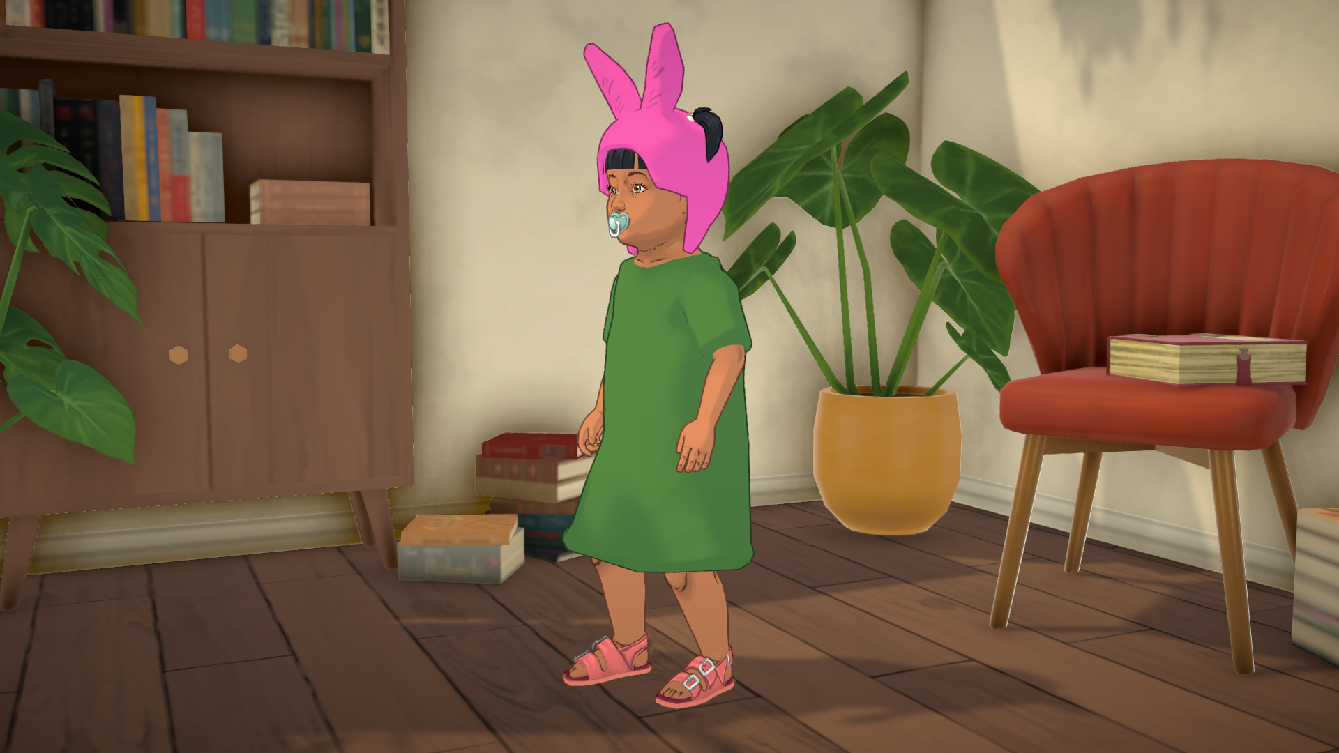 Louise Belcher Toddler Costume image 2