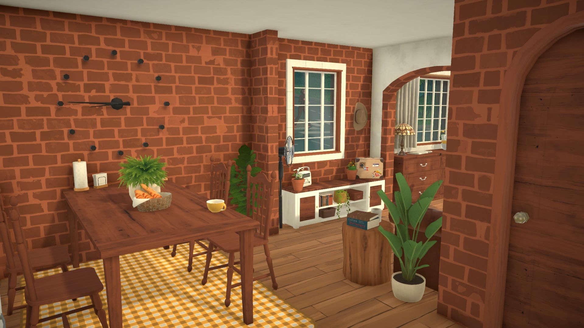 Cozy Brick Rustic Grandma House Cottage image 3