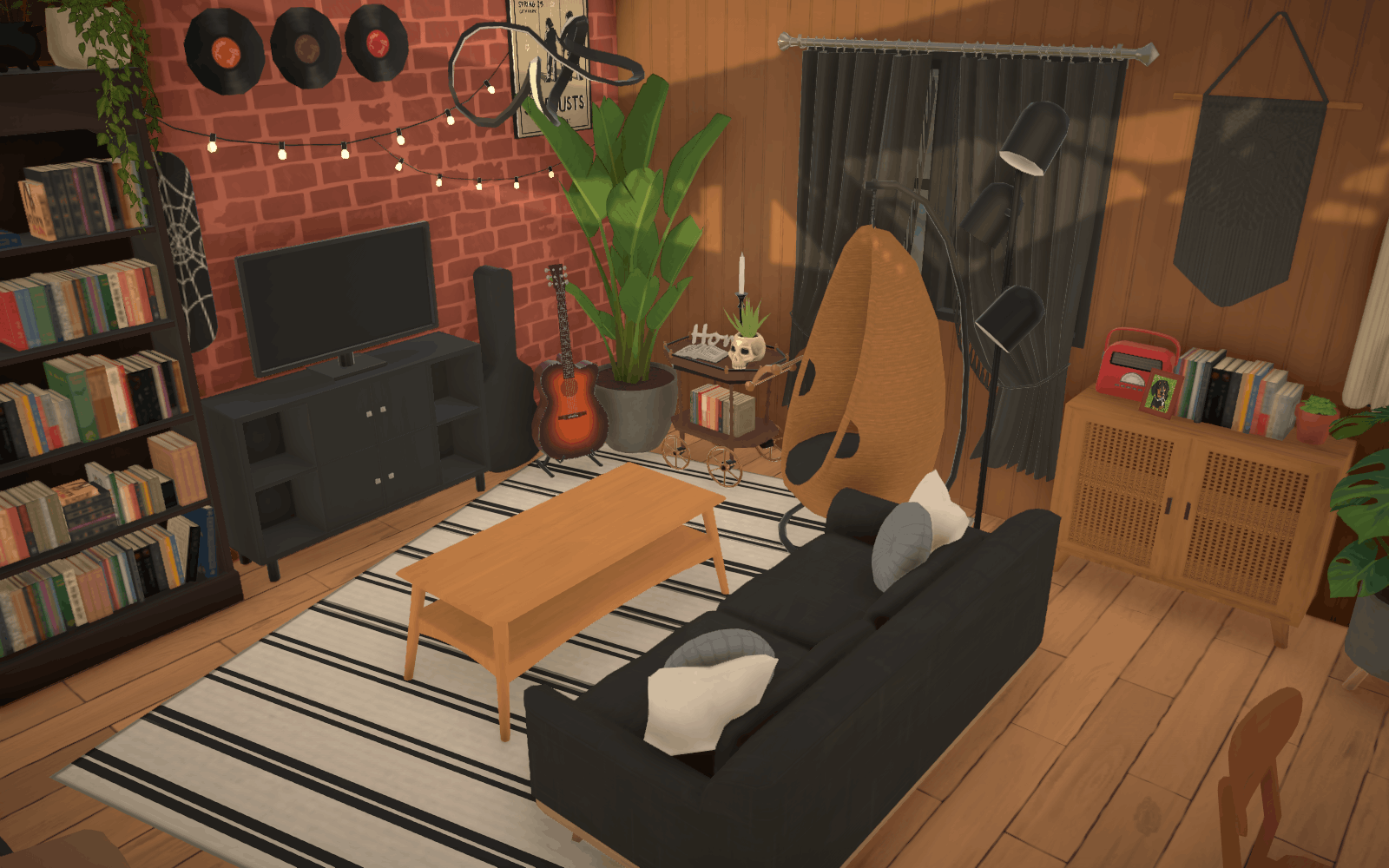 Cozy Dark Apartment image 3