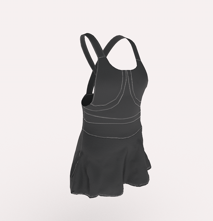 Boba Bloom Court Dress [SOURPIXELS] image 1