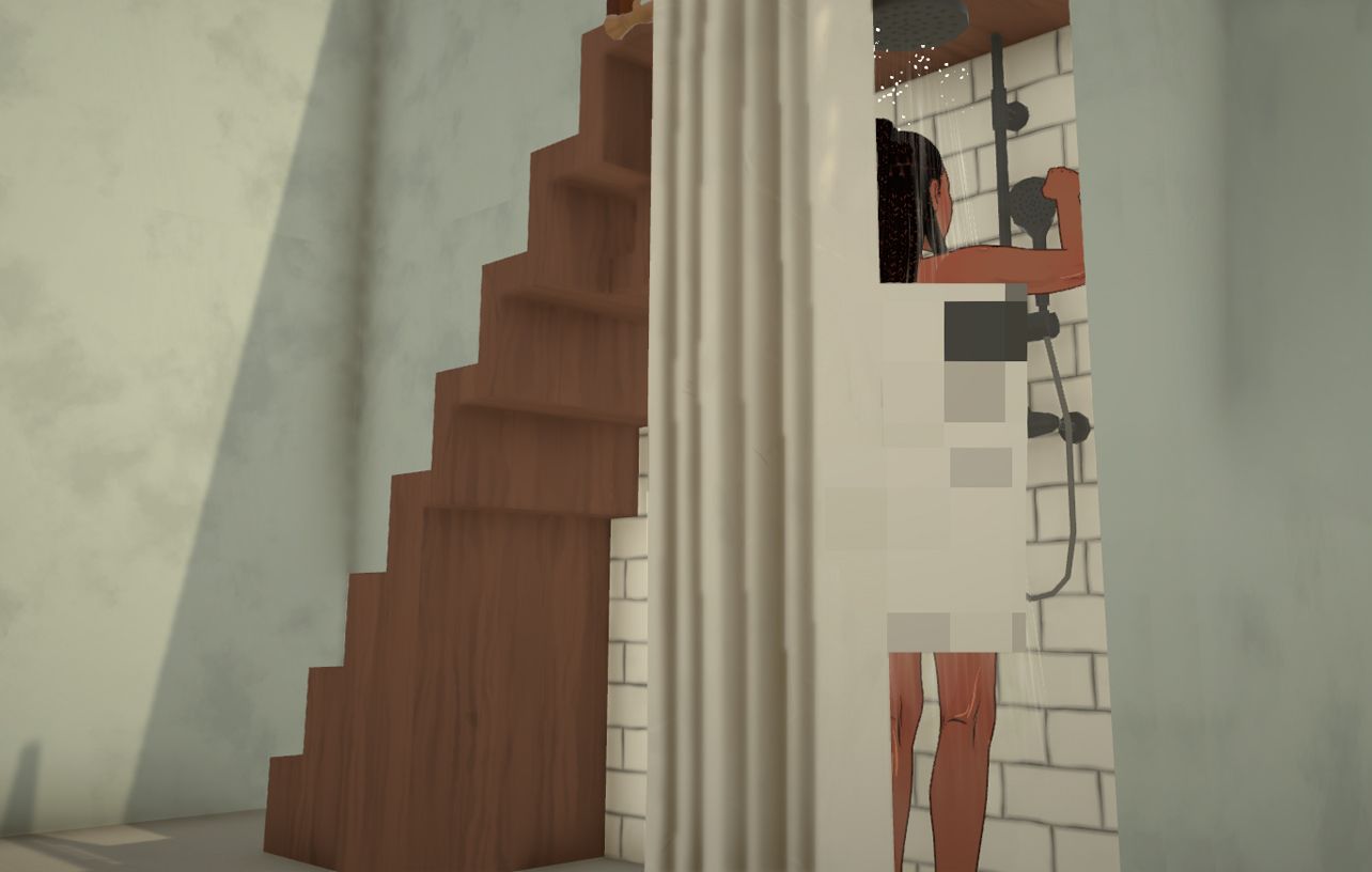 Tiny Home Loft Stairs image 3
