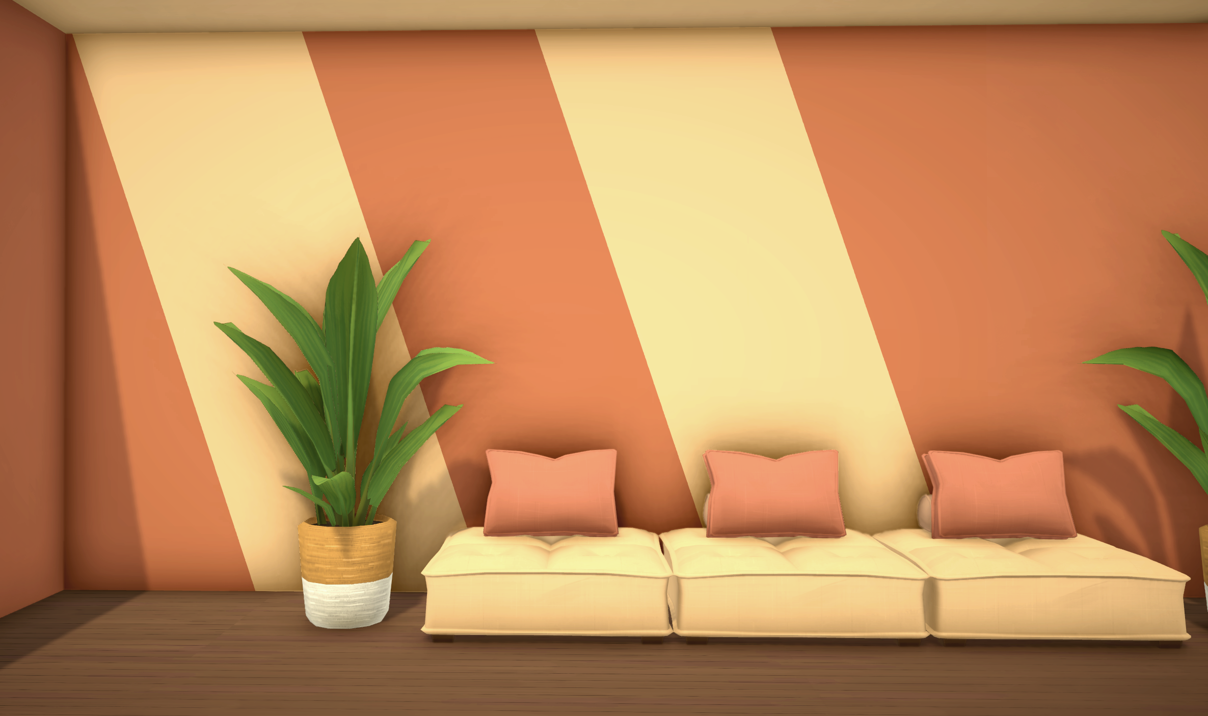 [TEA] Diagonal Transition Wall Paint A image 3