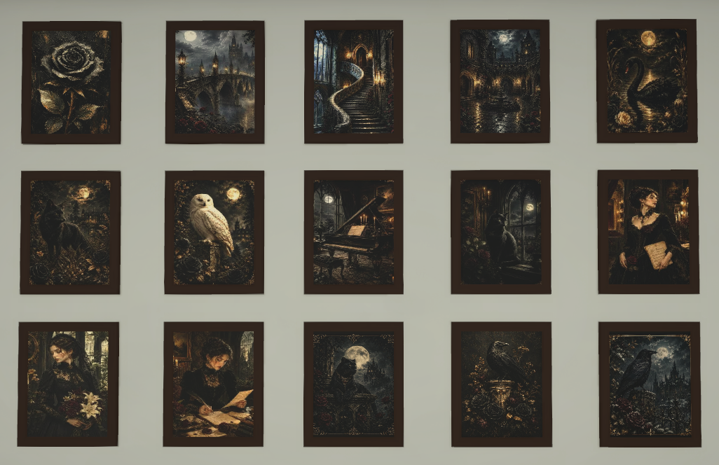 [NR] Noir Wall Art image 1