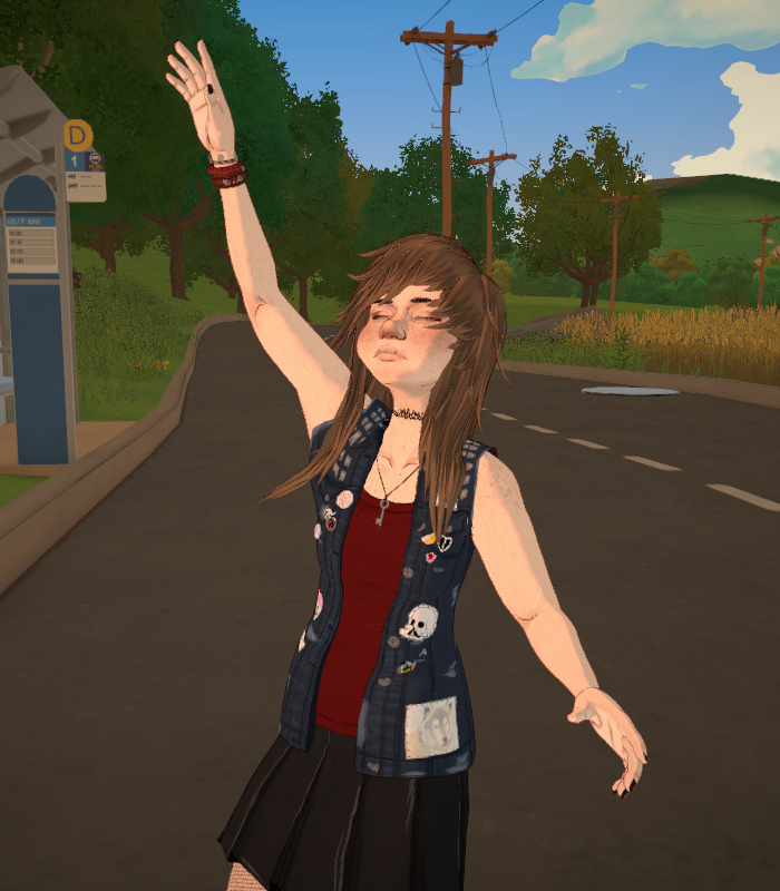 Y2K Tumblr Inspired Emo Teen image 2