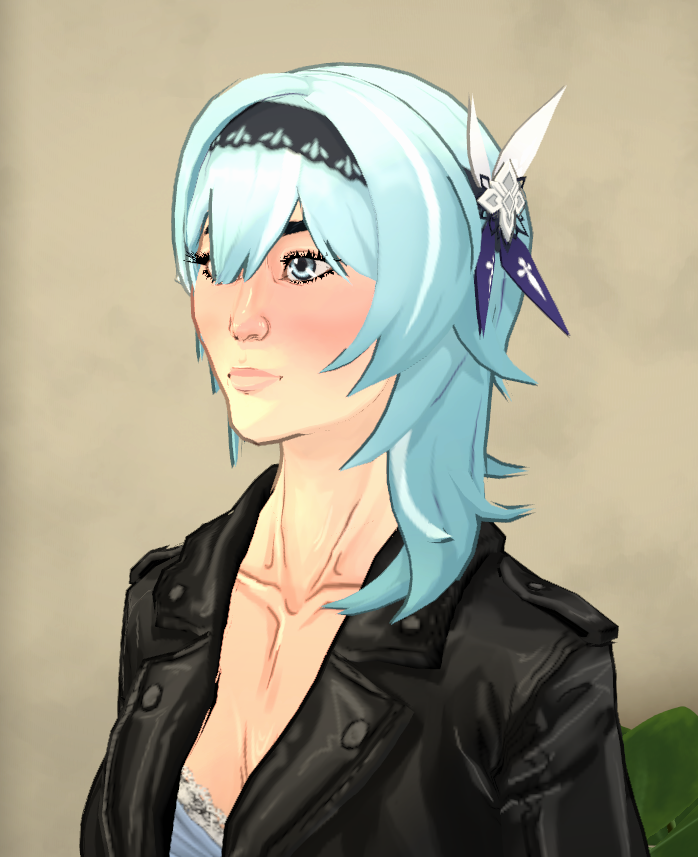 Eula Genshin Hair image 2